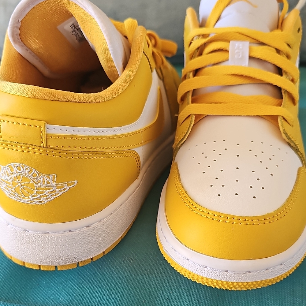Kids Yellow and White Sneakers